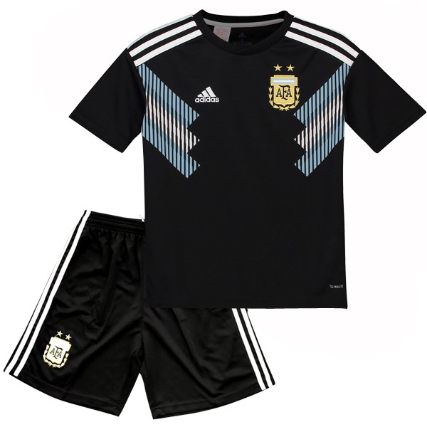 Camiseta Argentina 2ª Niño 2018 Negro Azul